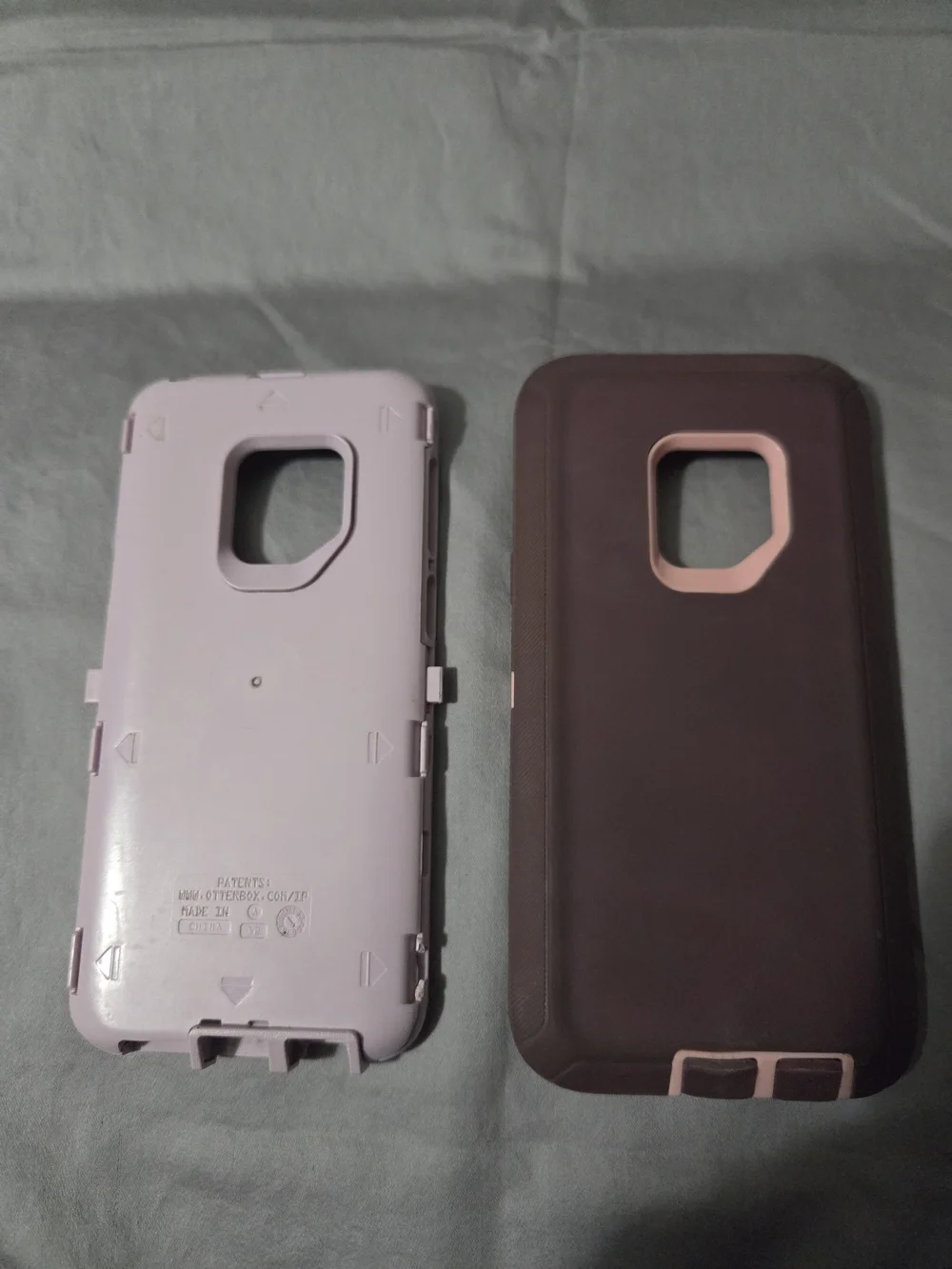 OtterBox Dual-Layer Phone Case Plus A Second Generic Case In Purple
